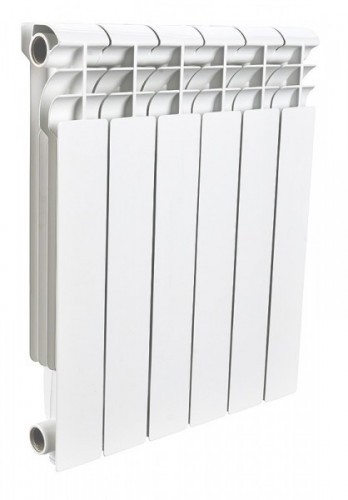 Алюминиевый секционный радиатор отопления Rommer Profi 500 (AL 500х80х100) / 4 секции