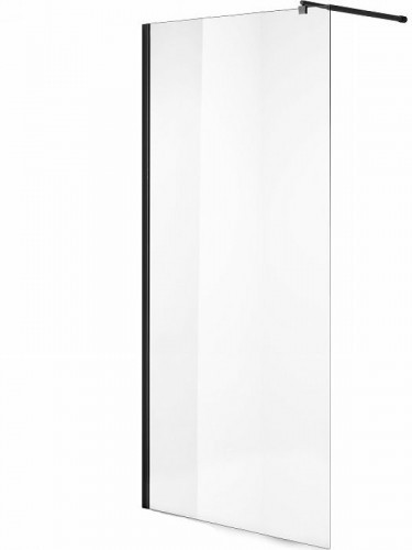 Душевая перегородка Niagara Nova 110 NG-683-11BLACK профиль Черный стекло прозрачное