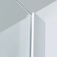 Душевой уголок WasserKRAFT Rhin 100x90 44S22 профиль Белый стекло прозрачное