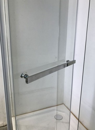 Душевой уголок Ceruttispa Chika ZP101T 100x100 профиль Хром стекло прозрачное