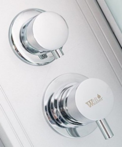 Душевая кабина WeltWasser WW500 Nesse 902 90x90 10000003280 профиль Хром стекло прозрачное