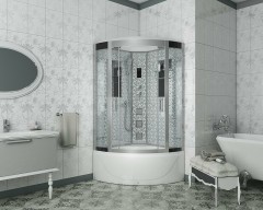 Душевая кабина Niagara Luxe NG-7710W 100x100 с гидромассажем