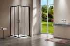 Душевой уголок Vincea Garda VSS-1G8010CLB 100х80 профиль Черный стекло прозрачное