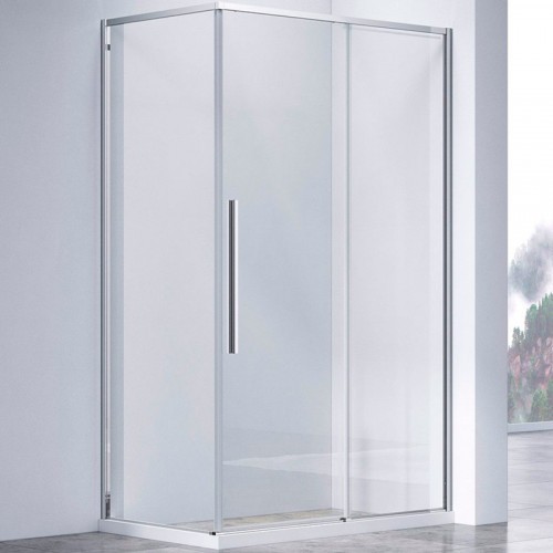 Душевой уголок Vincea Slim-N 130x80 VSR-4SN8013CL профиль Хром стекло прозрачное