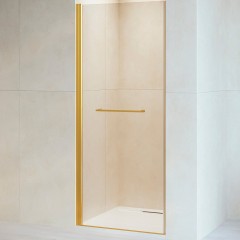 Душевая дверь RGW Passage PA-103Gb 90 020810309-16 профиль Золото брашированное стекло прозрачное