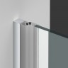 Душевая дверь Vincea Alpha 90 VDP-3AL900MT профиль Хром стекло текстурное