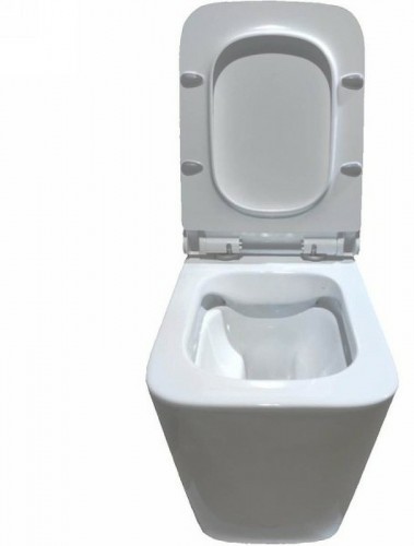 Унитаз Ceruttispa Maiella Aria MW CT9164 подвесной Белый матовый с сиденьем Микролифт