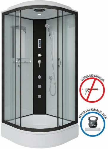 Душевая кабина Niagara Classic 100х100 NG-6702-14F с гидромассажем