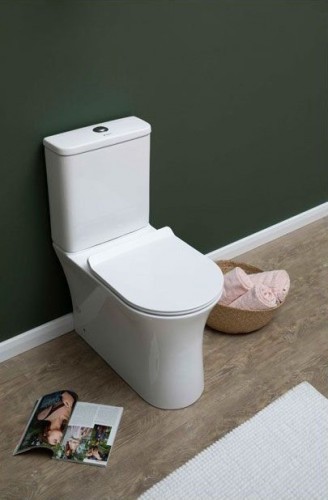 Чаша унитаза-компакта Aquanet Roll-C 210764 без бачка, с сиденьем Микролифт