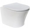 Унитаз Ceruttispa Adige Aria MW CT9245 подвесной Белый матовый с сиденьем Микролифт