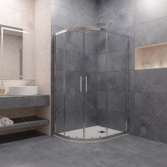 Душевой уголок RGW Passage PA-61 100х90 41086190-11 профиль Хром стекло прозрачное