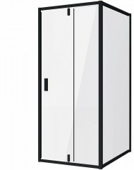 Душевой уголок Niagara Nova 80х100 NG-83-8AB-A100B профиль Черный стекло прозрачное