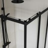 Душевой уголок Vincea City 100х80 VSS-5CT8010CLB профиль Черный стекло прозрачное