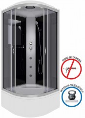 Душевая кабина Niagara Classic 90x90 NG-2508-14G с гидромассажем