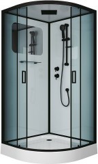 Душевая кабина Niagara Premium 100x100 NG-6902-01 Black без гидромассажа