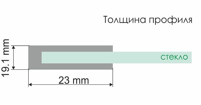 Душевая дверь WasserKRAFT Dill 110 61S13 профиль Черный матовый стекло прозрачное