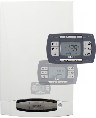 Настенный газовый двухконтурный котел отопления Baxi Nuvola-3 Comfort 320 Fi