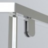 Душевой уголок Vincea Stresa 100х100 VSP-1S100CLGM профиль Вороненая сталь стекло прозрачное