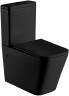 Унитаз компакт WeltWasser Gelbach 001 XL MT-BL 10000005776 Черный матовый с бачком и сиденьем Микролифт