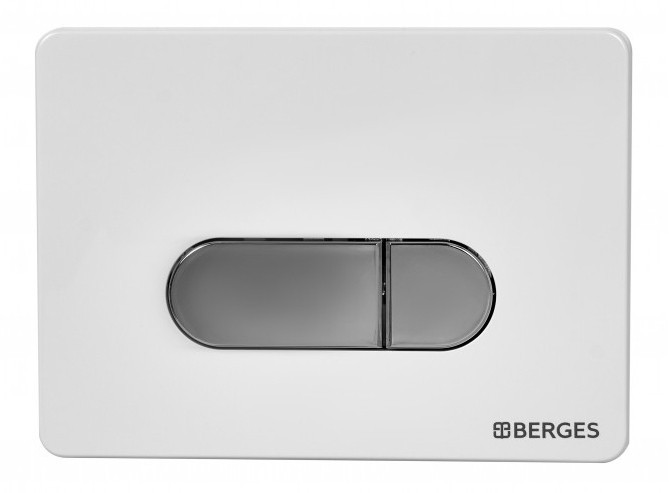 Комплект унитаза с инсталляцией Berges Ego Rimless 047237 с сиденьем Микролифт и клавишей смыва Хром