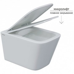 Комплект унитаза с инсталляцией Berges Novum 043243 с сиденьем Микролифт и Черной Soft Touch клавишей смыва