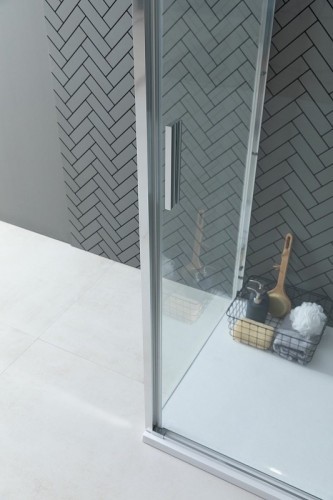 Душевой уголок Aquanet Pleasure Evo AE65-130x80-CT 130x80 324121 профиль Хром стекло прозрачное