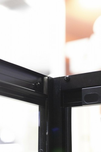 Душевой уголок Niagara Nova NG-6801-08 BLACK 90х90 профиль Черный стекло прозрачное