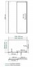 Душевой уголок WasserKRAFT Dinkel 130x80 58R32 профиль Хром стекло прозрачное