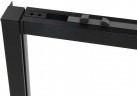 Душевая дверь Vincea Slim Soft 150 VDS-1SS150CLB профиль Черный стекло прозрачное