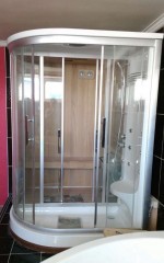 Кабина с финской сауной FRANK F901L левосторонняя	170х110 см