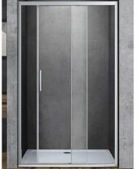 Душевая дверь Vincea Soft 120 VDS-3SO120CL профиль Хром стекло прозрачное