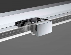 Душевая дверь Vincea Soft 120 VDS-3SO120CL профиль Хром стекло прозрачное