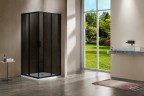 Душевой уголок Vincea Garda 120x90 VSS-1G9012CGB профиль Черный стекло тонированное