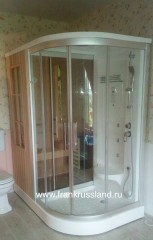 Кабина с финской сауной FRANK F901L левосторонняя 170х110 см