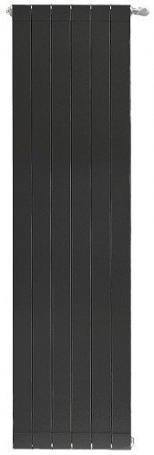 Алюминиевый секционный радиатор отопления Stout Oscar 2000 / 3 секции (черный)