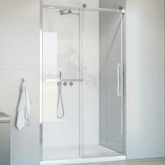 Душевая дверь Vincea Como Soft 130 VDS-1CS130CL профиль Хром стекло прозрачное