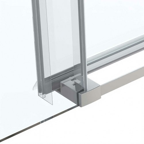 Душевая дверь Vincea Como Soft 130 VDS-1CS130CL профиль Хром стекло прозрачное