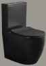 Унитаз компакт Ceruttispa Orlter MB CT9866 Черный матовый с бачком и сиденьем Микролифт