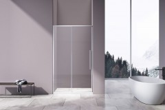 Душевая дверь Vincea Slim-N 100 VDS-4SN100CL профиль Хром стекло прозрачное