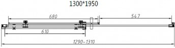 Душевой уголок Vincea Como-N 130x80 VSR-4CN8013CLB профиль Черный стекло прозрачное