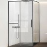Душевой уголок Vincea Slim Soft 150x80 VSR-1SS8015CLGM профиль Воронная сталь стекло прозрачное