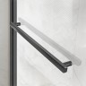 Душевой уголок Vincea Slim Soft 150x80 VSR-1SS8015CLGM профиль Воронная сталь стекло прозрачное