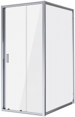 Душевой уголок Niagara Nova 80х90 NG-62-8A-A90 профиль Хром стекло прозрачное