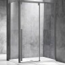 Душевой уголок Vincea Lugano 130x100 VSR-1L1013CLGM-1 профиль Вороненая сталь стекло прозрачное