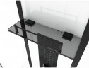 Душевая кабина Black&White Galaxy 8001900 с гидромассажем профиль Черный задняя стенка Белая