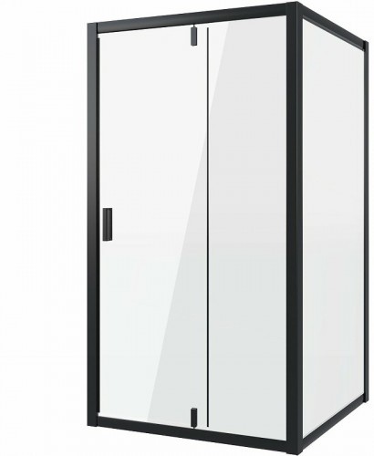 Душевой уголок Niagara Nova 90х80 NG-83-9AB-A80B профиль Черный стекло прозрачное